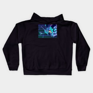 Retro Genesis Evangelion 001 Kids Hoodie